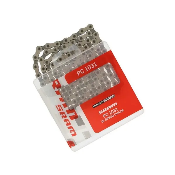 Цепь SRAM PC1031, 10 скоростей, 114 звеньев Цепь SRAM PC1031, 10 скоростей, 114 звеньев