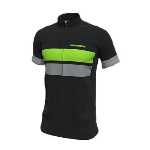 Велофутболка MERIDA E-Trail Short Sleeve Jersey Green/Grey