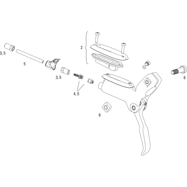 Ремкомплект гідравлічного гальма Sram RESERVOIR CAP KIT LEVEL Ремкомплект гідравлічного гальма Sram RESERVOIR CAP KIT LEVEL