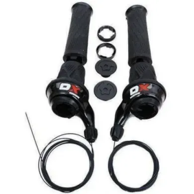 Манетки Sram X0 Grip Shift Set 2x10 Red