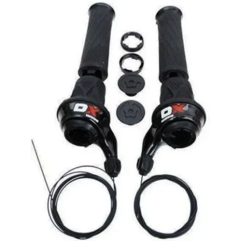 Манетки Sram X0 Grip Shift Set 2x10 Red