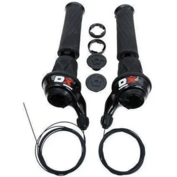 Манетки Sram X0 Grip Shift Set 2x10 Red