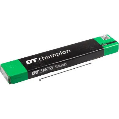 Спиці вигнуті DT Swiss champion black 2.0 x 258 мм 100 шт