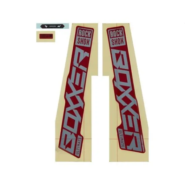 Набір наліпок RockShox Boxxer Ultimate 27/29 Gloss Polar Foil For Red 2021 Набір наліпок RockShox Boxxer Ultimate 27/29 Gloss Polar Foil For Red 2021