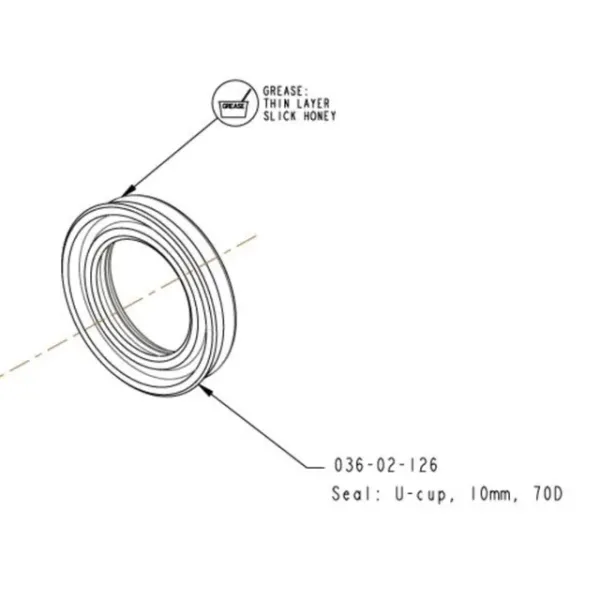 Сальник FOX U-cup 10mm 70D