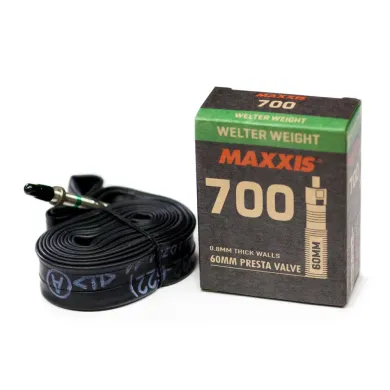 Камера Maxxis Welter Weight 700x33/50, ніпель Presta 60 мм