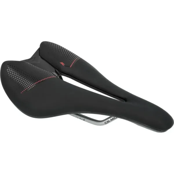 Сідло велосипедне MERIDA Expert SL Black/shiny red 240x140 мм Сідло велосипедне MERIDA Expert SL Black/shiny red 240x140 мм