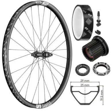Колесо заднє DT SWISS EXC 1501 SPLINE 29 CL 30 12/148 Carbon