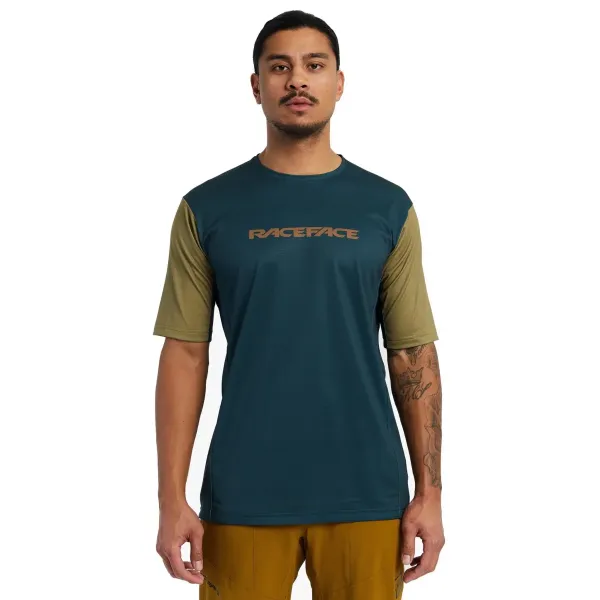 Велофутболка RACE FACE Indy SS Jersey Pine