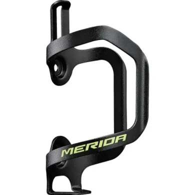 Фляготримач MERIDA Pure Black Alloy SIDELOAD чорний/зелений