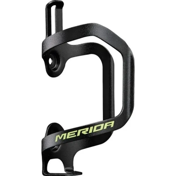 Фляготримач MERIDA Pure Black Alloy SIDELOAD чорний/зелений Фляготримач MERIDA Pure Black Alloy SIDELOAD чорний/зелений