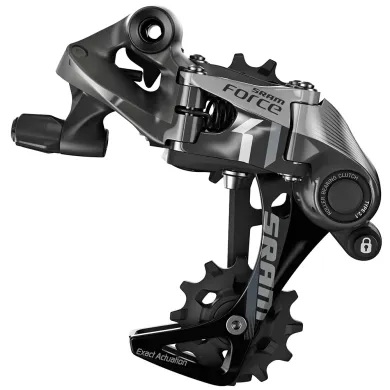 Задній перемикач Sram Force 1, середній важіль, 11 швидкостей, чорний