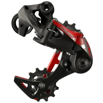 Задній перемикач SRAM X01DH 7швидк. Medium Cage Red