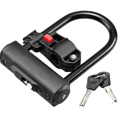 Замок MERIDA U-lock short ключ 80x143 мм