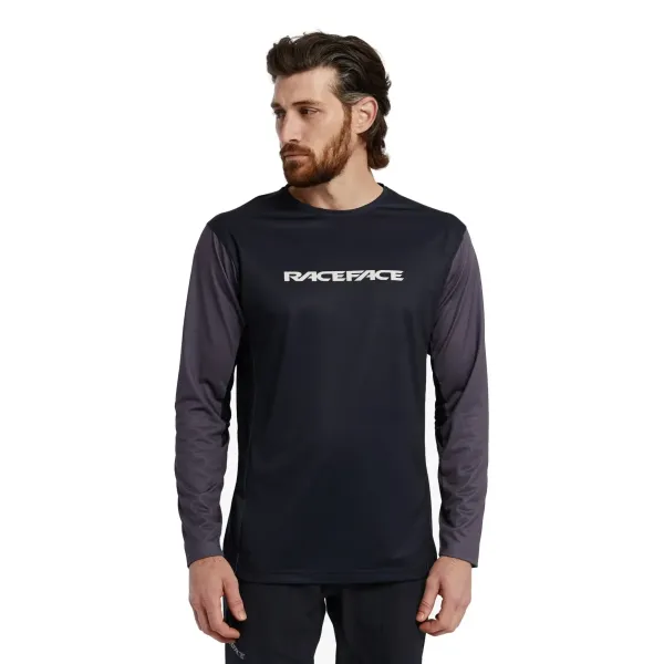 Велоджерсі RaceFace Indy LS Jersey Charcoal Велоджерсі RaceFace Indy LS Jersey Charcoal