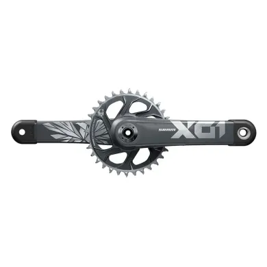 Шатуни SRAM X01 Eagle Superboost+ DUB 12s 165 32T Lunar Polar Black