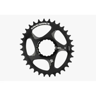 Зірка Race Face Chainring Cinch Oval 28T Direct Mount 10/11/12s Matte Blk