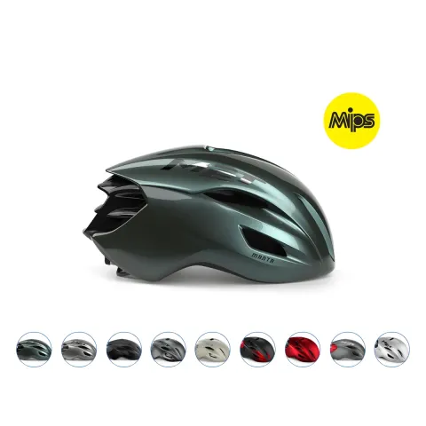 Шолом Met Manta MIPS CE Black Red Glossy L