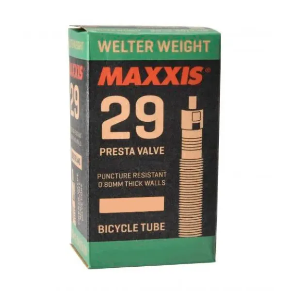 Камера Maxxis Welter Weight 29x1.75-2.40 Presta 48 мм Камера Maxxis Welter Weight 29x1.75-2.40 Presta 48 мм