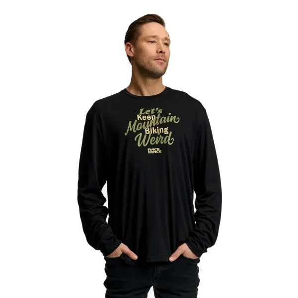 Футболка RaceFace Keeping It Weird LS Tee Black M