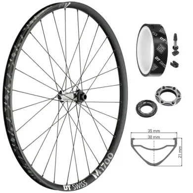 Колесо переднє DT Swiss M 1700 Spline 29 CL 30 15/110