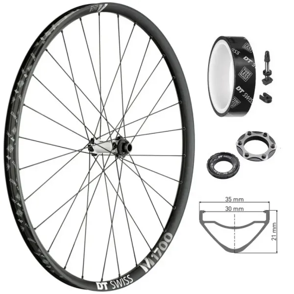 Колесо переднє DT Swiss M 1700 Spline 29 CL 30 15/110
