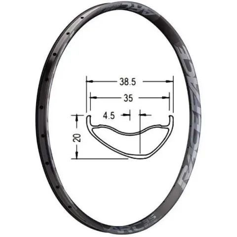 Обід велосипедний RaceFace ARC Offset 27.5