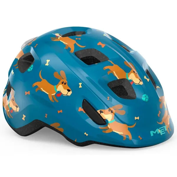 Дитячий шолом Met Hooray Mips CE Blue Teckel Glossy XS Дитячий шолом Met Hooray Mips CE Blue Teckel Glossy XS