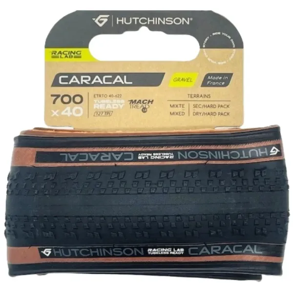 Покришка гравійна HUTCHINSON Caracal 700x35 TS TLR TN Allroad Покришка гравійна HUTCHINSON Caracal 700x35 TS TLR TN Allroad