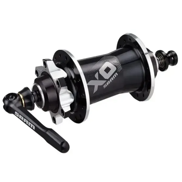 Передня втулка SRAM X0 DISC 6-болт, 28 отв., QR/15/20, чорний/сріблястий