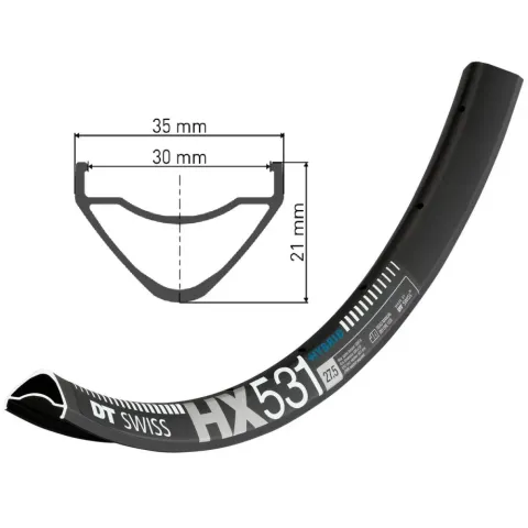 Обід DT SWISS HX 581 27x35 DISK BRAKE 28отв.