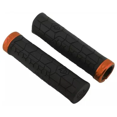 Грипси RaceFace Getta Lock-On 33 мм, чорно-оранжеві