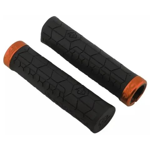 Грипси RaceFace Getta Lock-On 33 мм, чорно-оранжеві