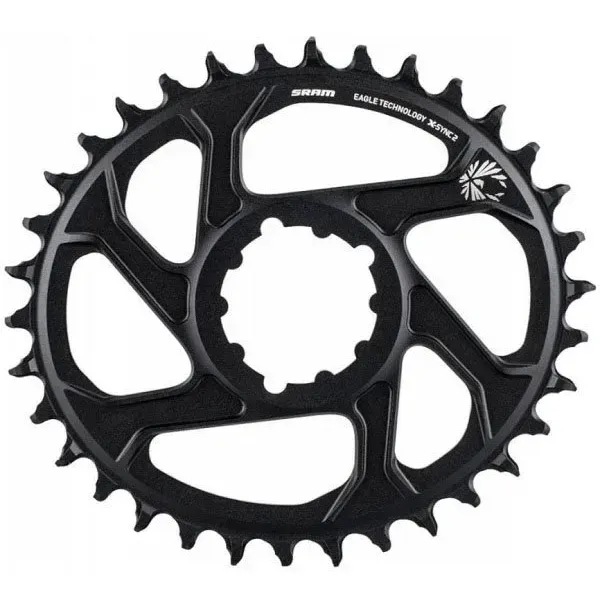 Зірка шатунів SRAM X-SYNC EAGLE OVAL 36T DM 6 OFF BLK Зірка шатунів SRAM X-SYNC EAGLE OVAL 36T DM 6 OFF BLK