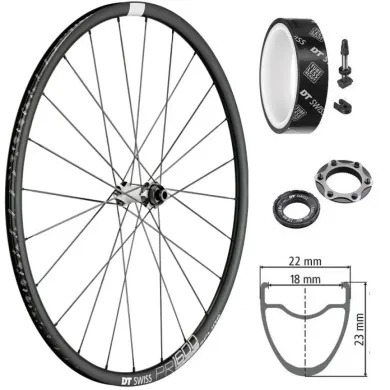 Колесо переднє DT Swiss PR 1600 Spline 700C CL 23 12/100