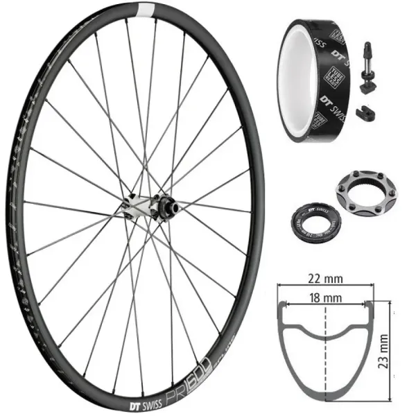 Колесо переднє DT Swiss PR 1600 Spline 700C CL 32 12/100