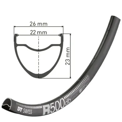 Обід DT SWISS R 500 29 дюймів 24отв. дисковий
