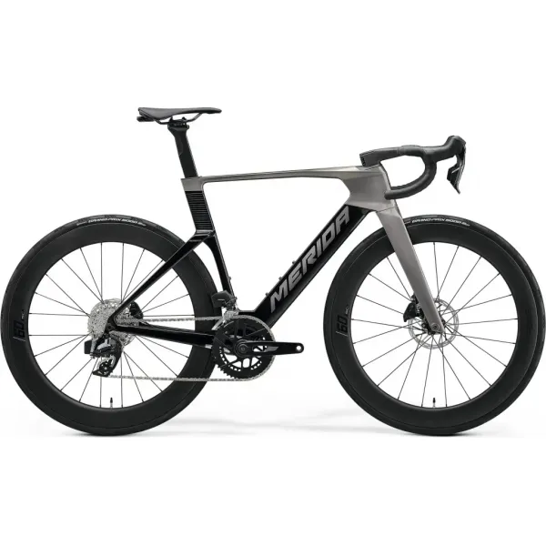 Велосипед MERIDA 2027 REACTO 7000 SLATE GREY/BLACK(GREY)