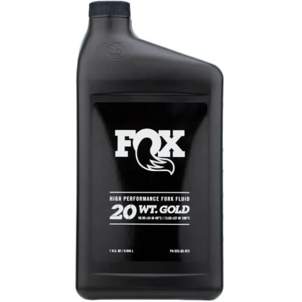 Мастило для вилки FOX Fluid Gold 20 WT 946 мл Мастило для вилки FOX Fluid Gold 20 WT 946 мл