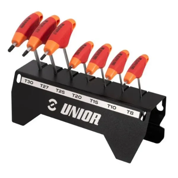 Набір ключів Torx з рукояткою Unior Tools TX8-30 / 7pcs Набір ключів Torx з рукояткою Unior Tools TX8-30 / 7pcs