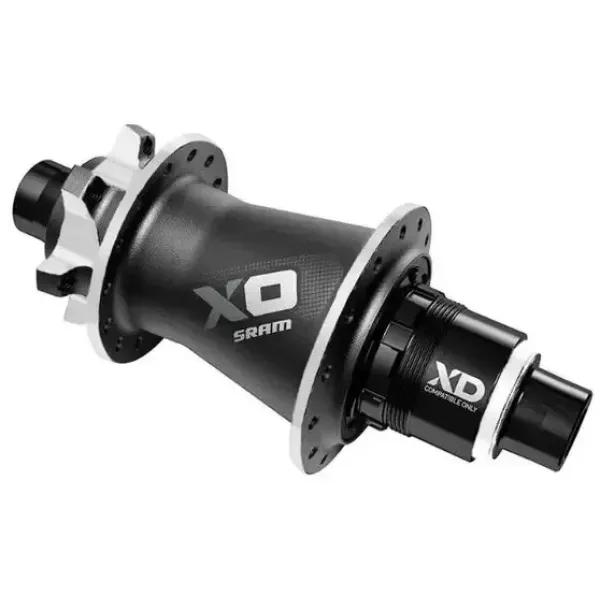 Задня втулка SRAM X0 DH 6-Bolt Disc 32 отвори XD Driver Body (11/12 швидкостей), Black/Silver, 12x150/157 мм