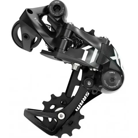 Задній перемикач Sram X01 DH 1x7 швидкостей, середній важіль, чорний