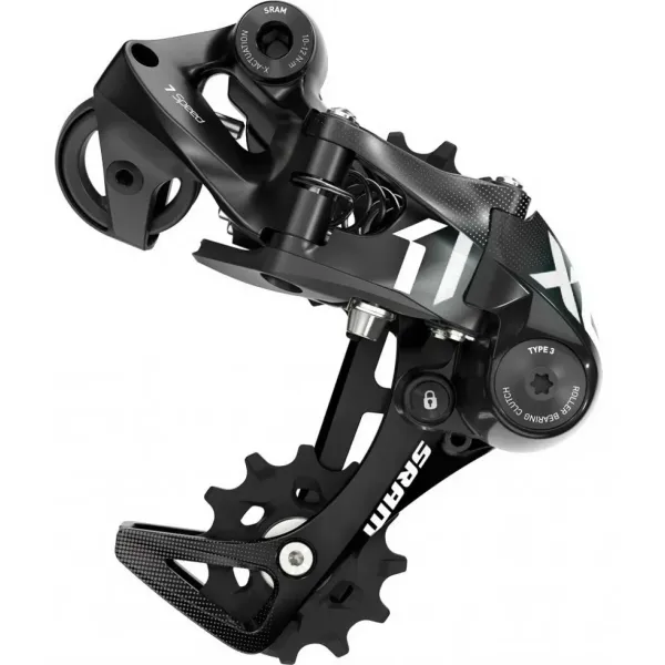 Задній перемикач Sram X01 DH 1x7 швидкостей, середній важіль, чорний