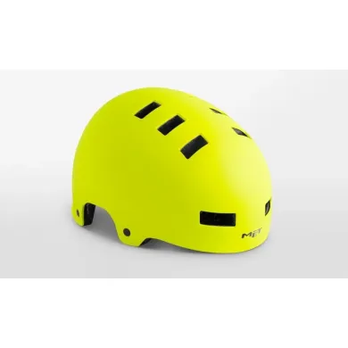 Шолом MET Zone CE Fluorescent Yellow Matt, M (56-59)