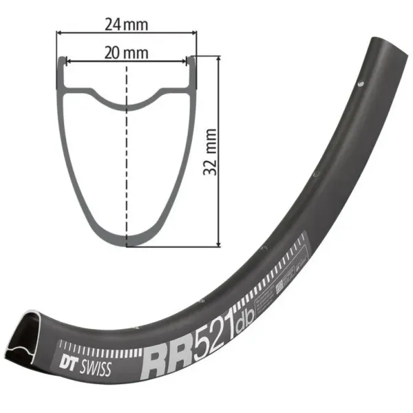 Обід DT SWISS RR 521 29
