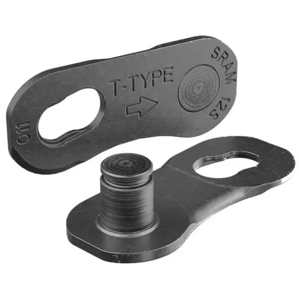 SRAM Eagle T-Type PowerLock Flattop, замочок ланцюга, 12 швидкостей, чорний, 4 шт.