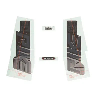 Набір наліпок Sram RockShox PIKE SELECT 27/29 Gloss Grey/Dark Blue