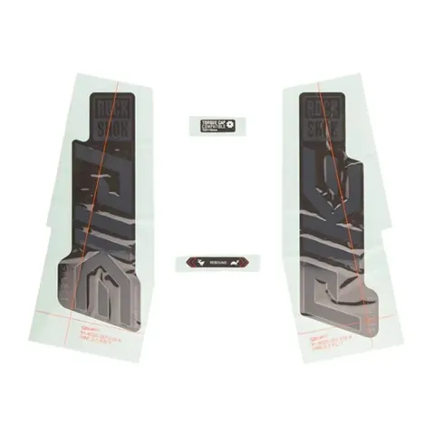 Набір наліпок Sram RockShox PIKE SELECT 27/29 Gloss Grey/Dark Blue