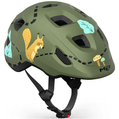 Шолом дитячий Met Hooray CE Green Forests Glossy