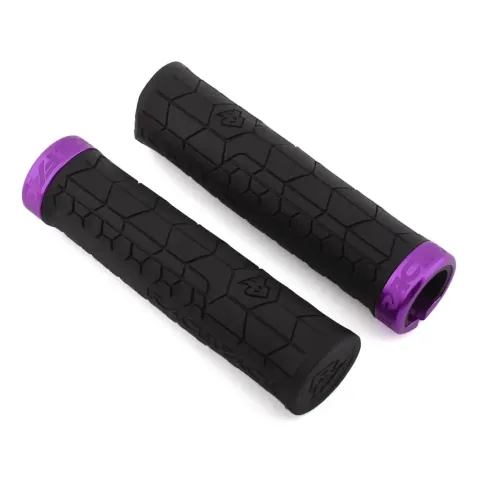 Гріпси RaceFace Getta Lock-On 33x130 мм, чорний/фіолетовий